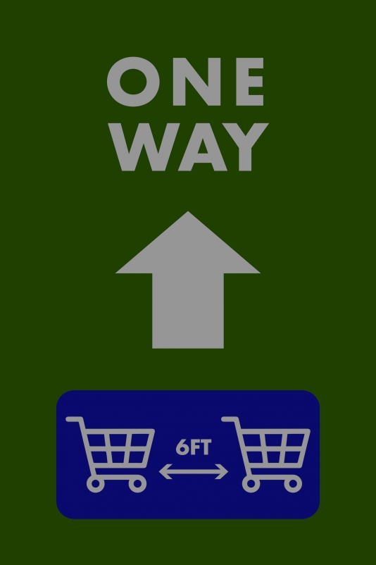 194OW Gree n Grocery One Way