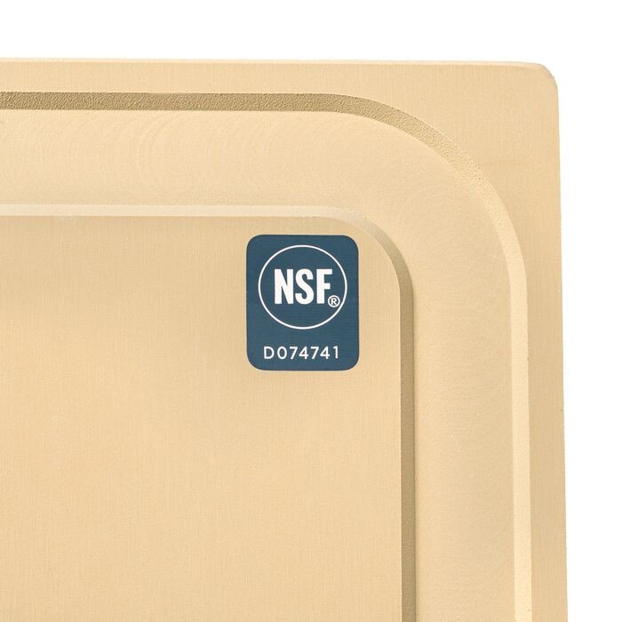 T45 Grooved Sani-Tuff Rectangle Rubber Cutting Board | NoTrax